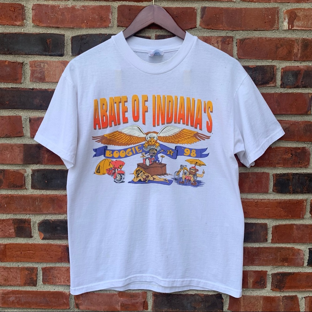 Vintage Abate of Indiana Biker Fest T-Shirt